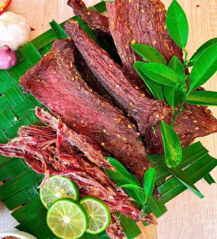 Vị thơm ngon, dậy mùi của bò 1 nắng hấp dẫn