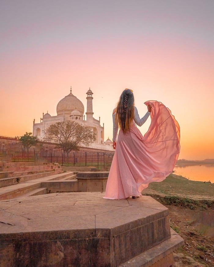 Đền Taj Mahal là điểm đến nổi bật khi trải nghiệm tour Ấn Độ