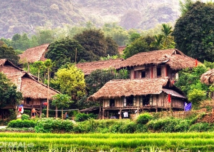 Bản Giang Mỗ chính là nơi lưu giữ trọn vẹn những nét văn hóa truyền thống của Hòa Bình