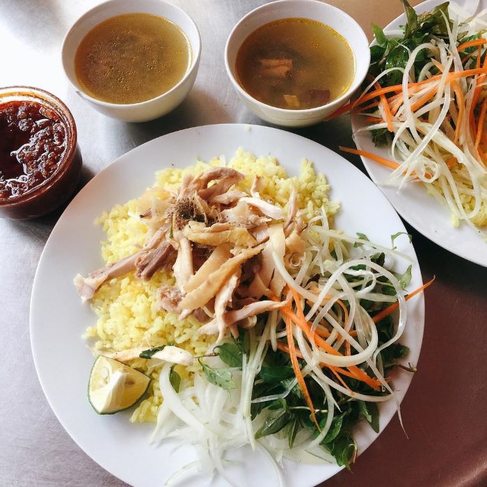 Cơm gà thơm ngon ở Hội An