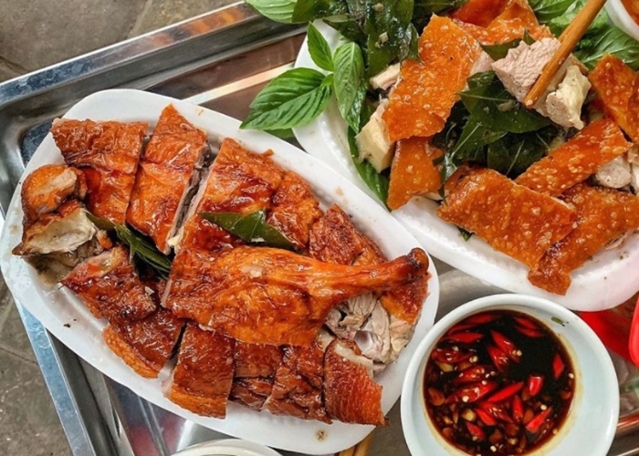 Vịt quay 7 món món đặc sản nên thử khi tới thác Bản Giốc