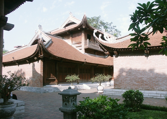Nhà Thái Học là nơi tái hiện lại hình ảnh ngôi trường đại học đầu tiên của Việt Nam