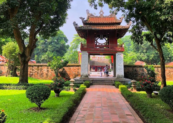 Khuê Văn Các là công trình mang tính biểu tượng của du lịch Văn Miếu