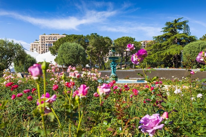 Vườn hồng Princess Grace là địa điểm tham quan khi trải nghiệm tour Monaco